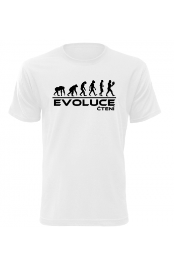 Pánské tričko Evoluce Čtení