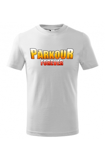 Dětské tričko s potiskem Parkour Forever