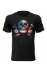 Pánské tričko s motivem amerických lebek
