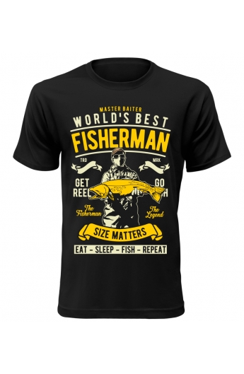 Pánské rybářské tričko best fisherman