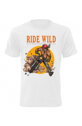 Pánské motorkářské tričko Ride Wild