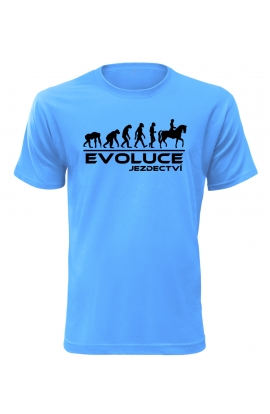 Pánské tričko Evoluce Jezdectví