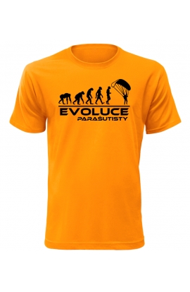 Pánské tričko Evoluce Parašutisty