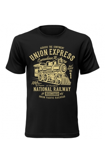 Pánské tričko s vlakem Union Express